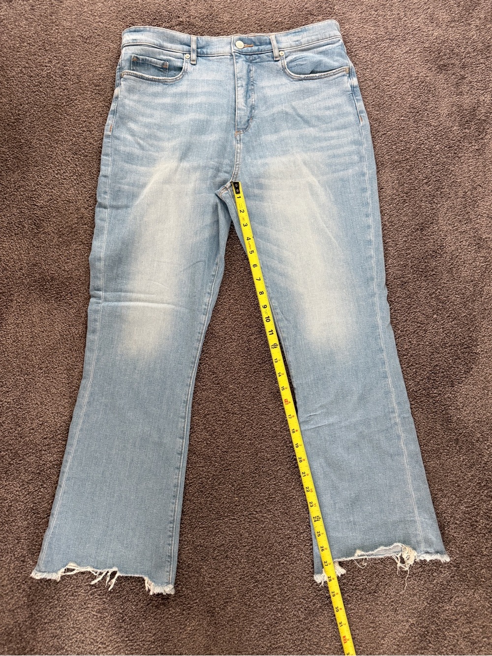 Light Blue Loft Tall Kick Crop Jeans
